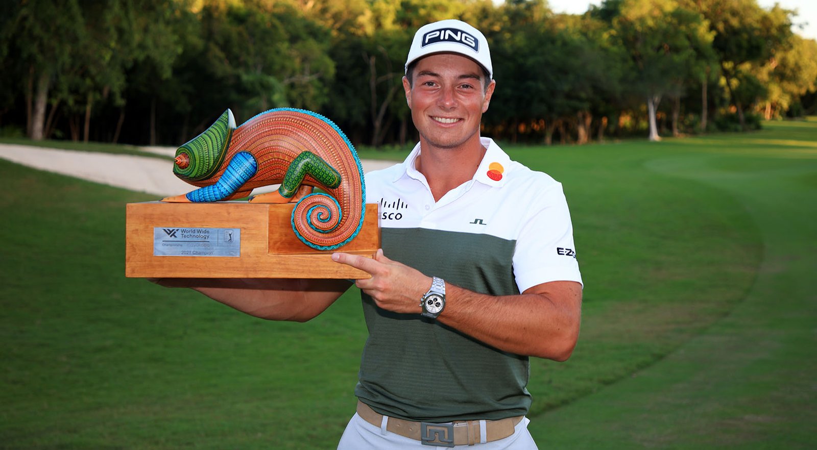 Back-to-back defending champion Viktor Hovland