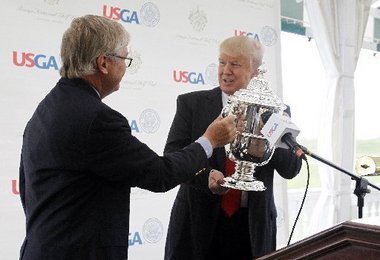 Trump takes his prize