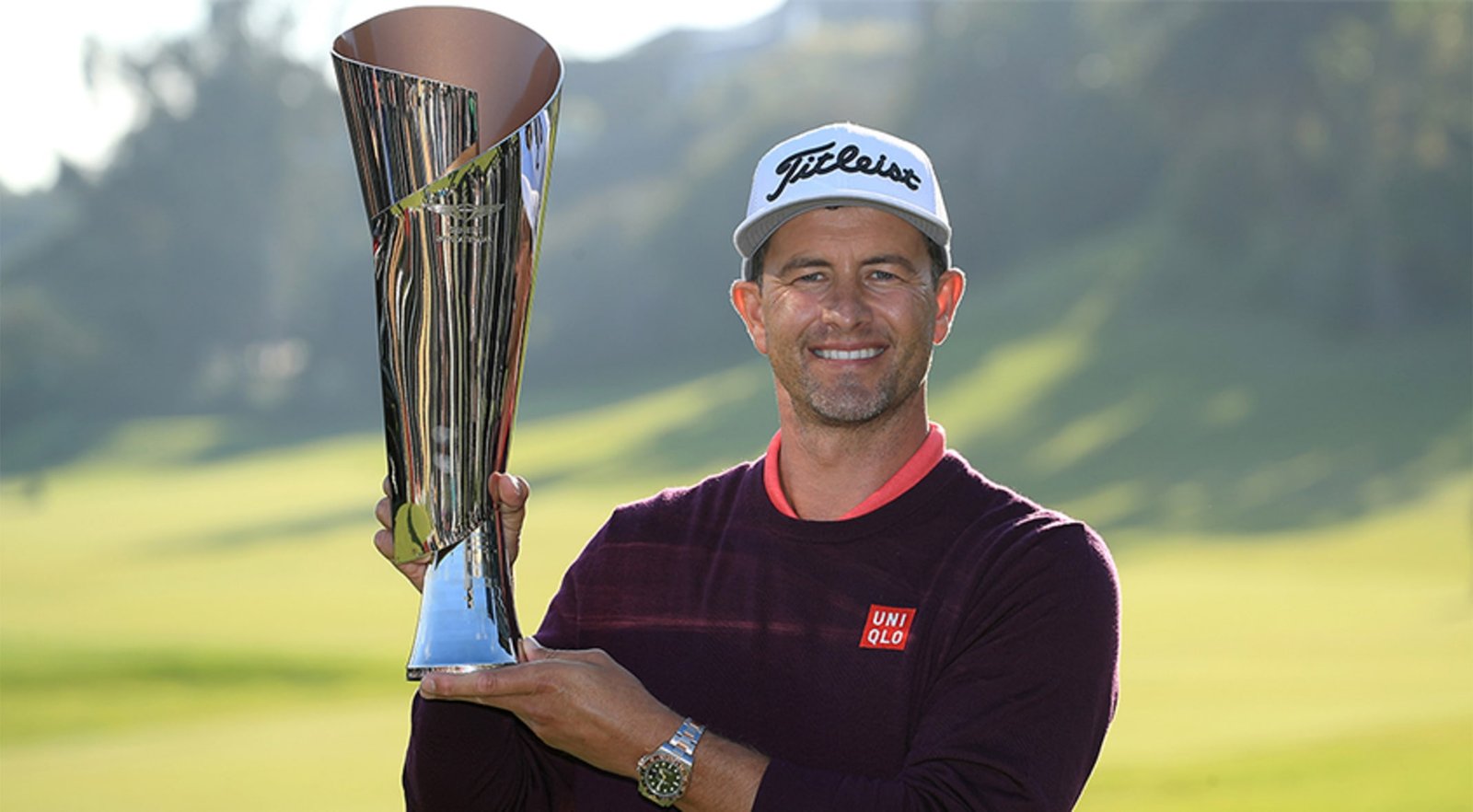 Defending champion Adam Scott