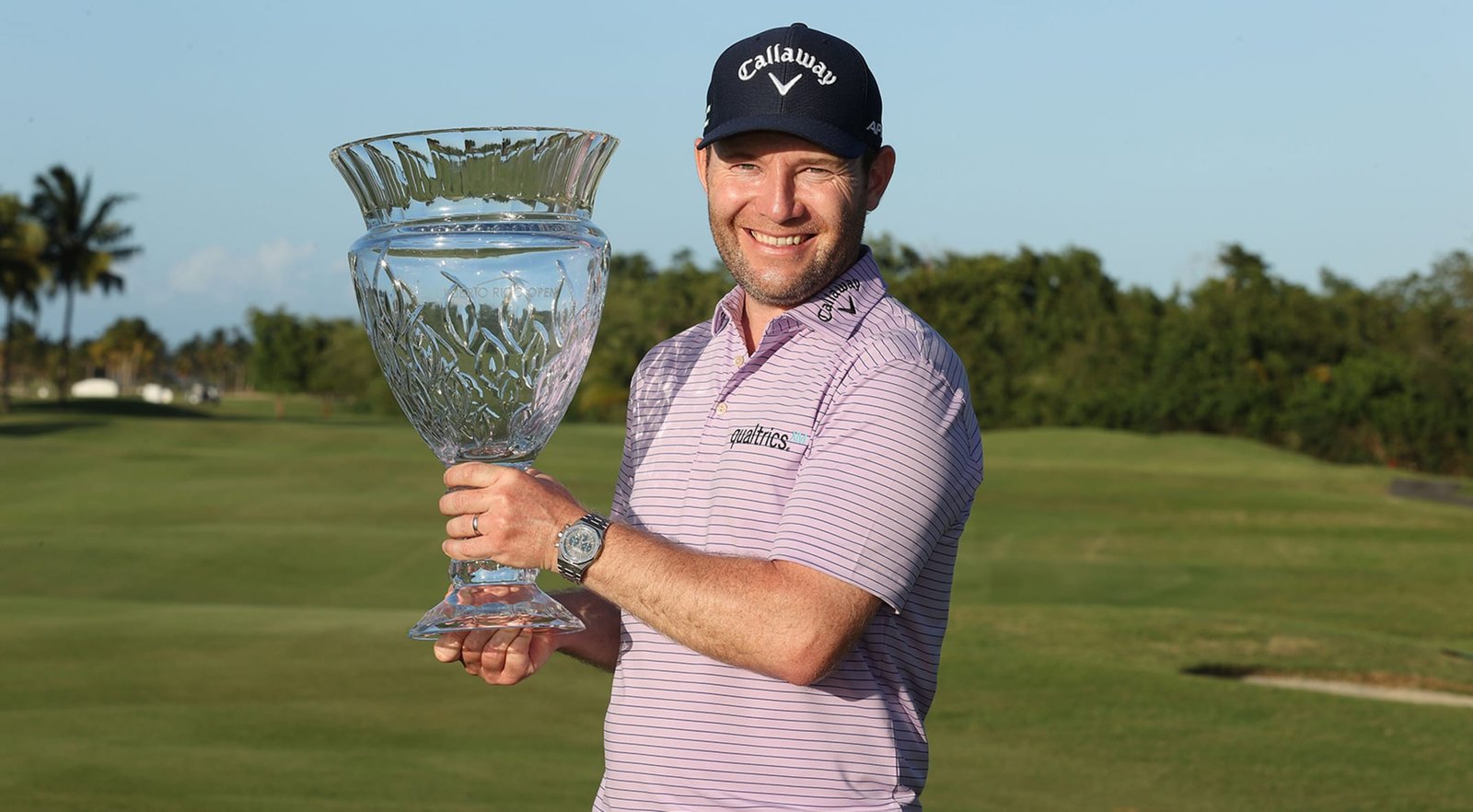 Defending champion Branden Grace