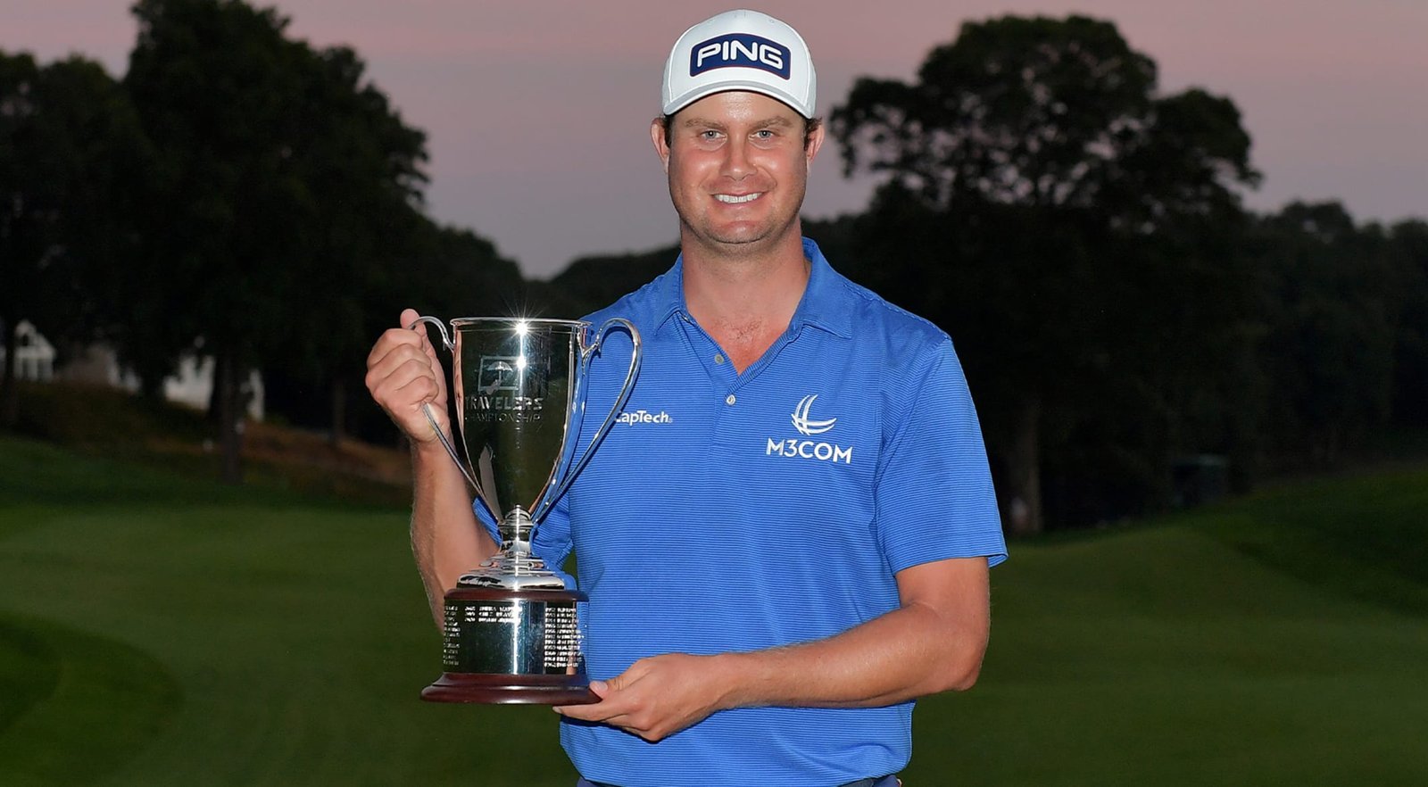Defending champion Harris English