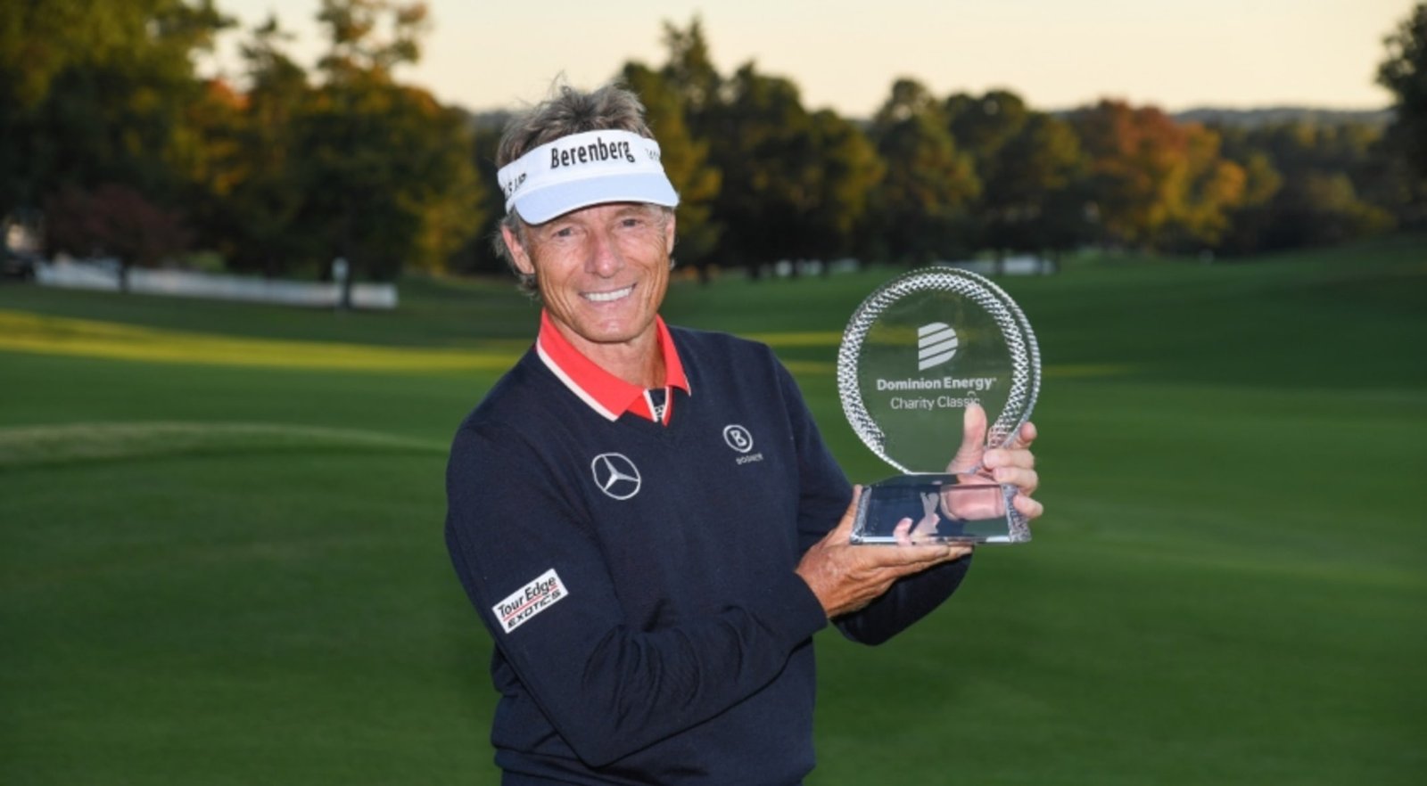 Defending champion Bernhard Langer