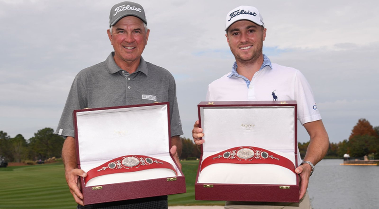 Defending champions Justin and Mike Thomas