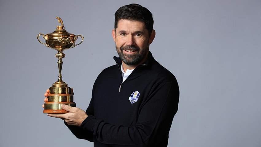 European captain Padraig Harrington with Ryder Cup