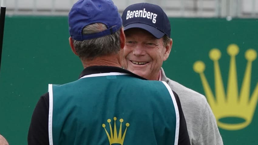 Tom Watson at the Senior OPEN