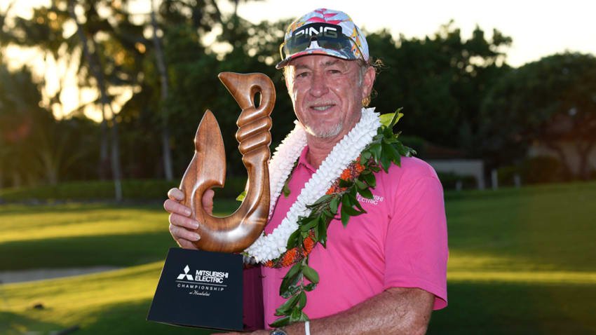Defending champion Miguel Angel Jimenez