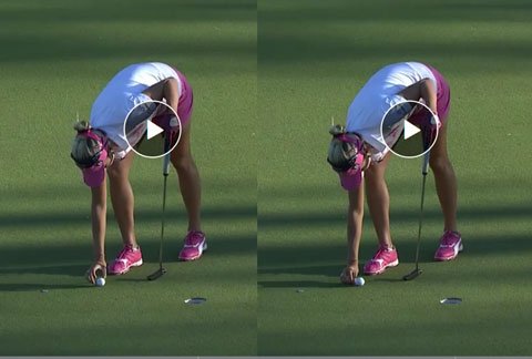Comparison of Lexi before and after moving her ball