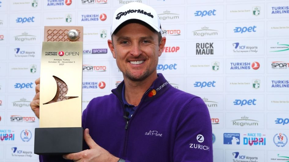 Justin Rose after 2018 defense of his Turkish Airlines title