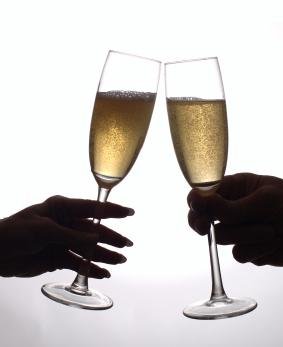 Champagne glasses