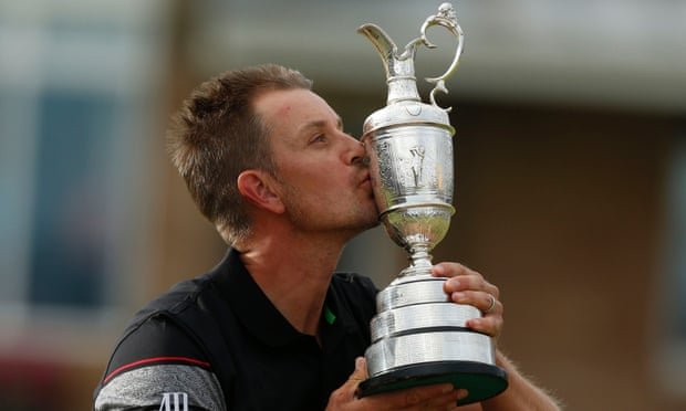 Henrik Stenson with Claret Jug