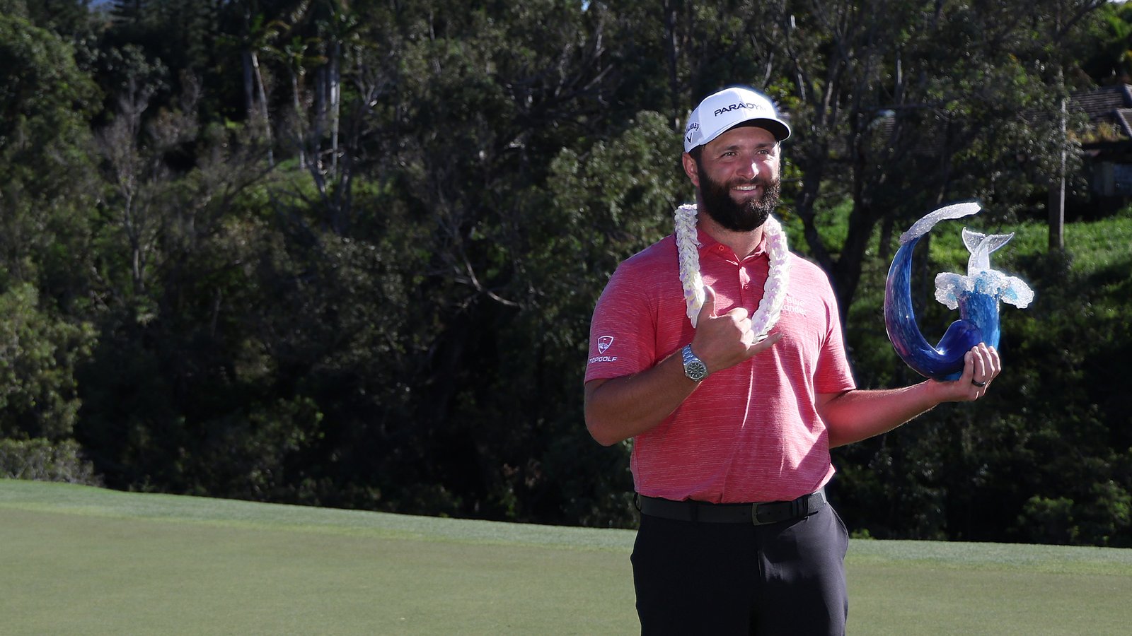 Jon Rahm with SToC trophy