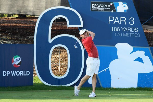Rory McIlroy in Dubai