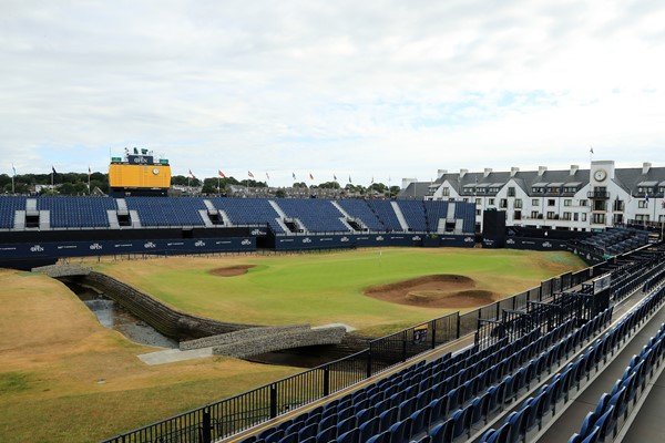 18th hole at Carnoustie