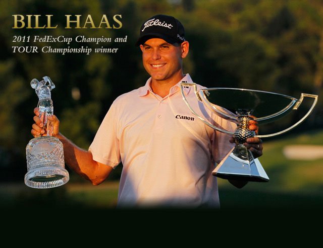Bill Haas gets sore arms after cleaning out the Tour and FedEx