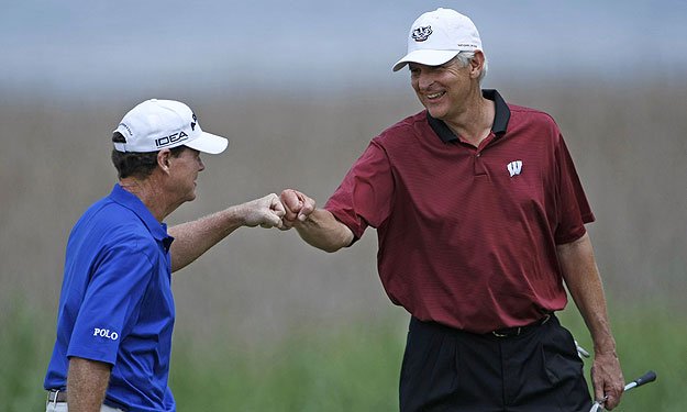 Past champions Watson and North