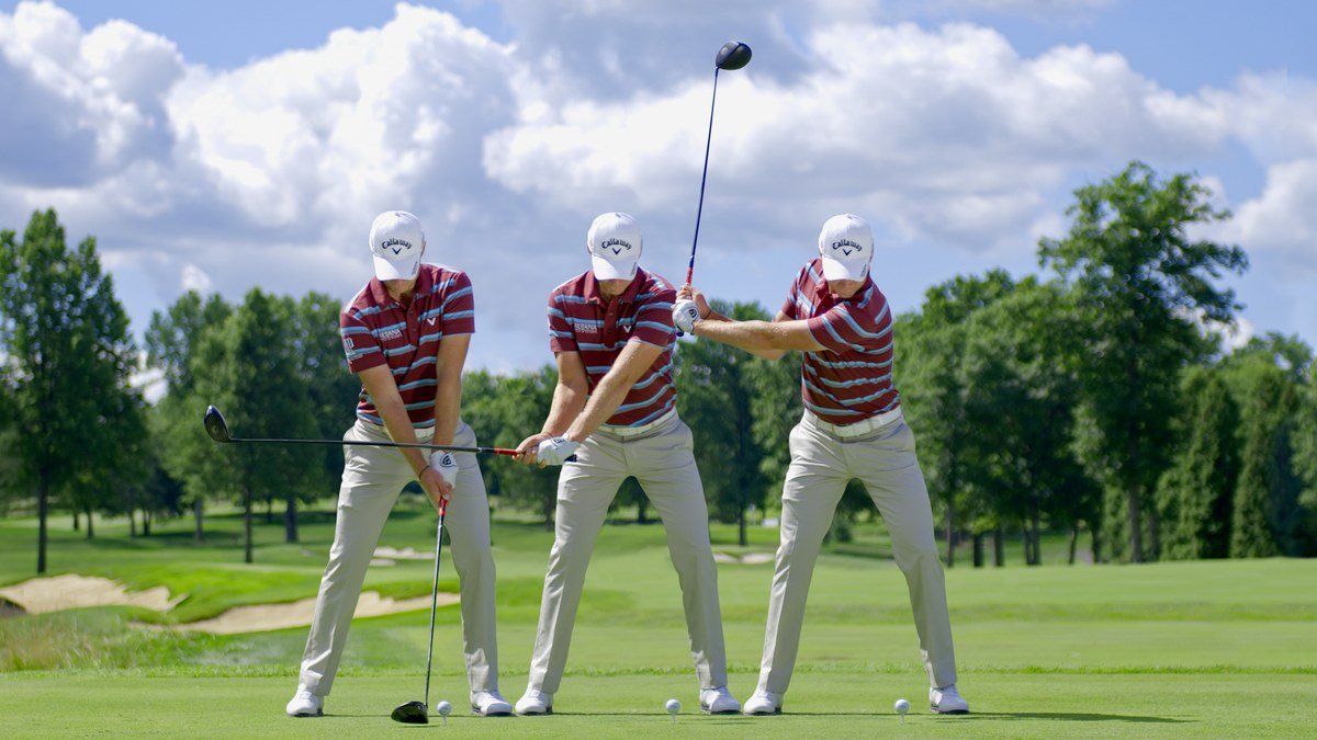 Sequence of Danny Willett during the backswing