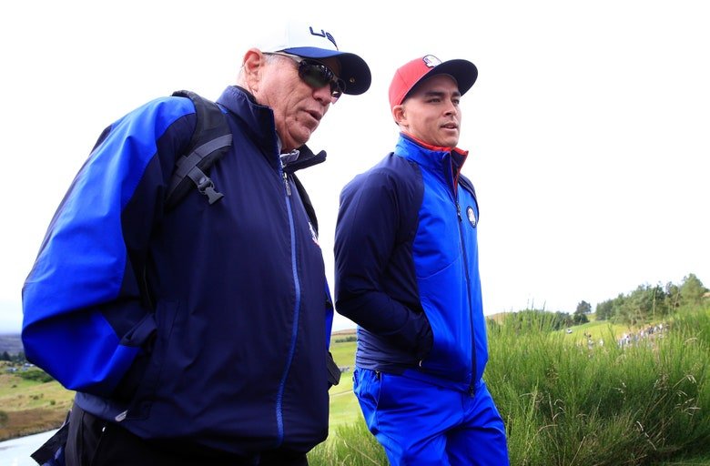 Butch Harmon and Rickie Fowler