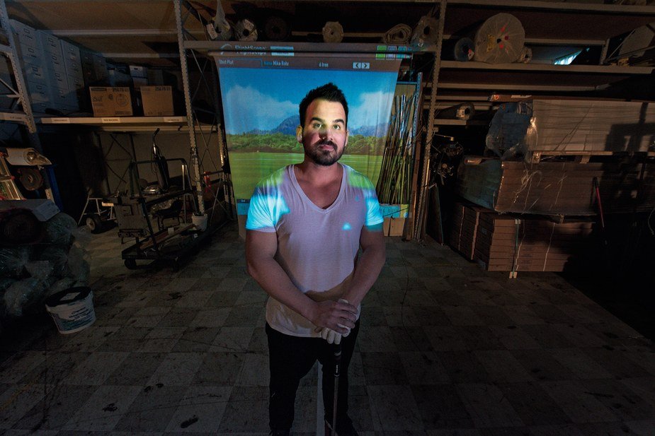 Mike Rohr and his DIY setup