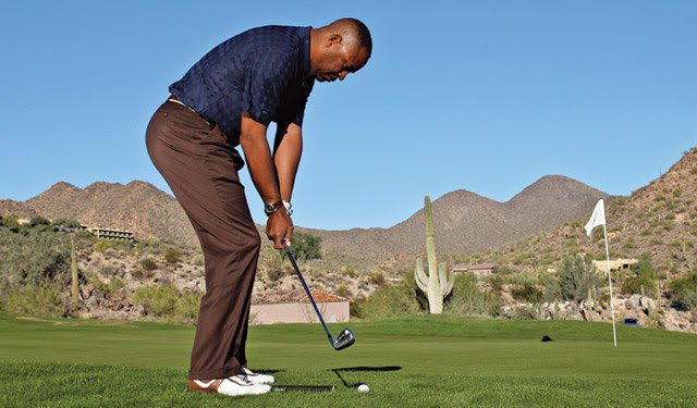 Staying low when chipping