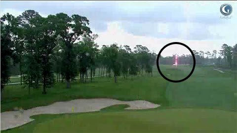 Lightning at 2012 Shell Houston Open