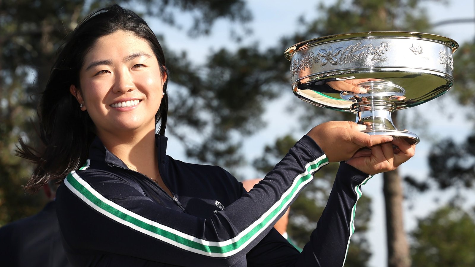Rose Zhang with ANWA trophy