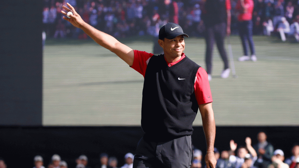 Tiger winning the ZOZO Championship